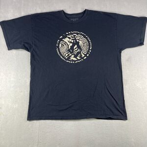 Volcom T-Shirt Men's 2XL Black 100% Cotton Logo Crew Neck Short Sleeve Pullover